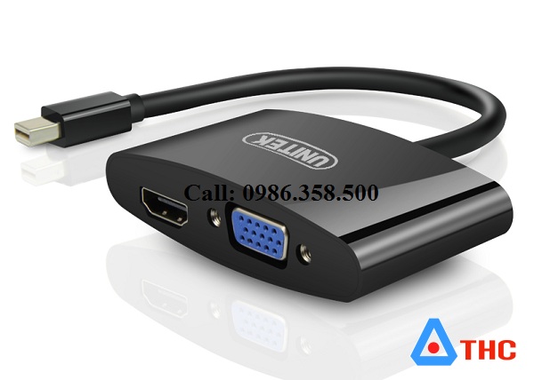 Cáp chuyển đổi Mini Display Port sang VGA+ HDMI 